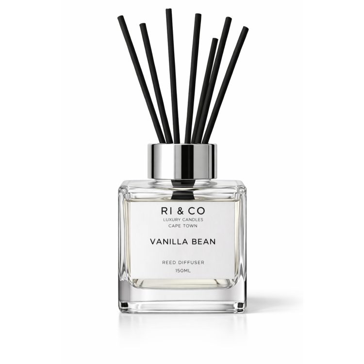 RI & CO Vanilla Bean Reed Diffuser 150ml luxury home fragrance