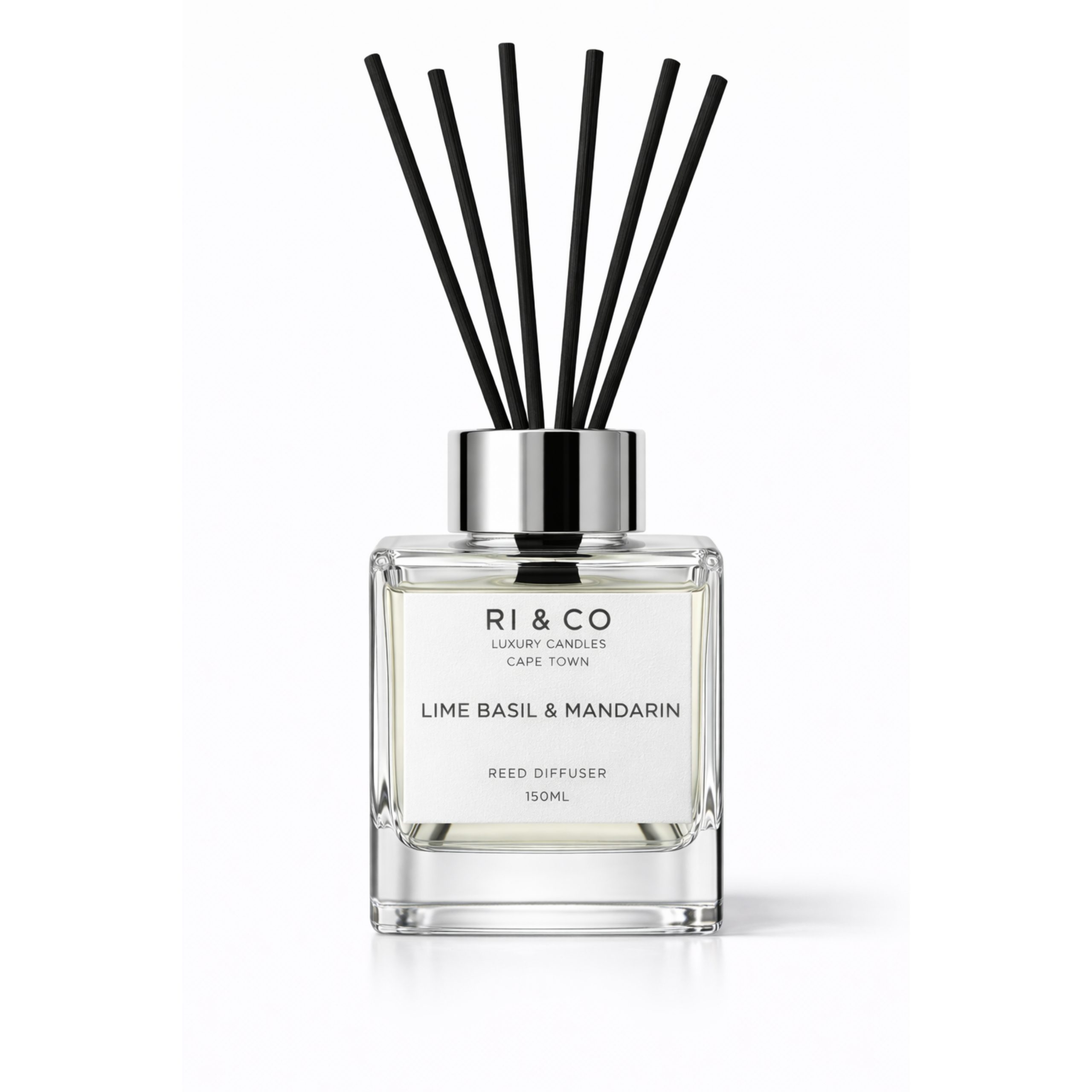 RI & CO Lime Basil & Mandarin Reed Diffuser 150ml luxury home fragrance