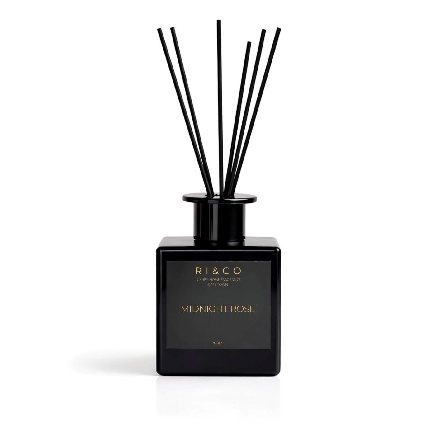 Midnight Rose reed diffuser by riandco luxury candles